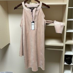 BCBG maxazria mini open shoulder dress